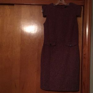 Red and Black Tweed Dress size M